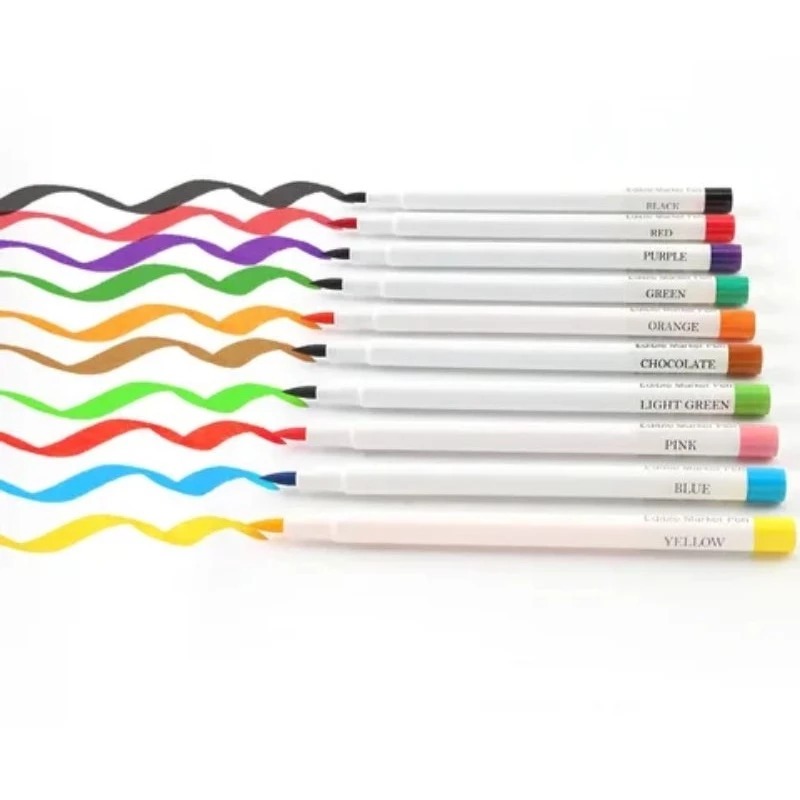 

Edible Pen Foodgrade Ukuran Besar Warna Cerah