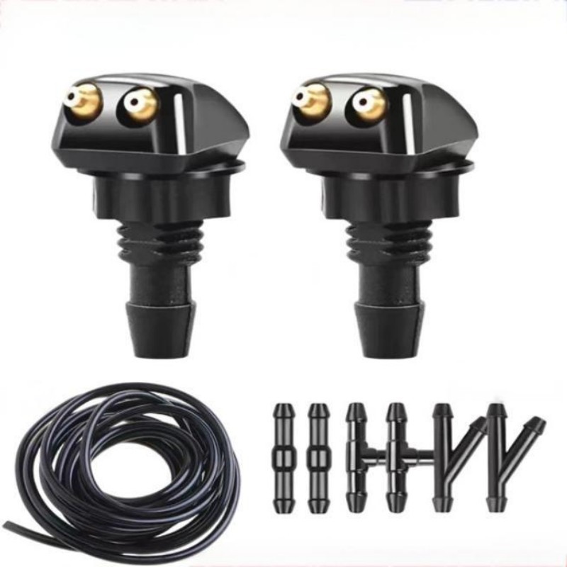 Nozzle Air Wiper Set Selang Wiper Mobil Adjustable Nozzle Wiper Universal Semprotan Wiper Mobil