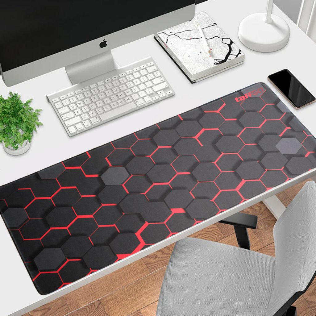 TaffGO Gaming Mouse Pad XL Desk Mat 80 x 30 x 0.2cm Mousepad Alas Meja Belajar Kerja Laptop Ukuran B