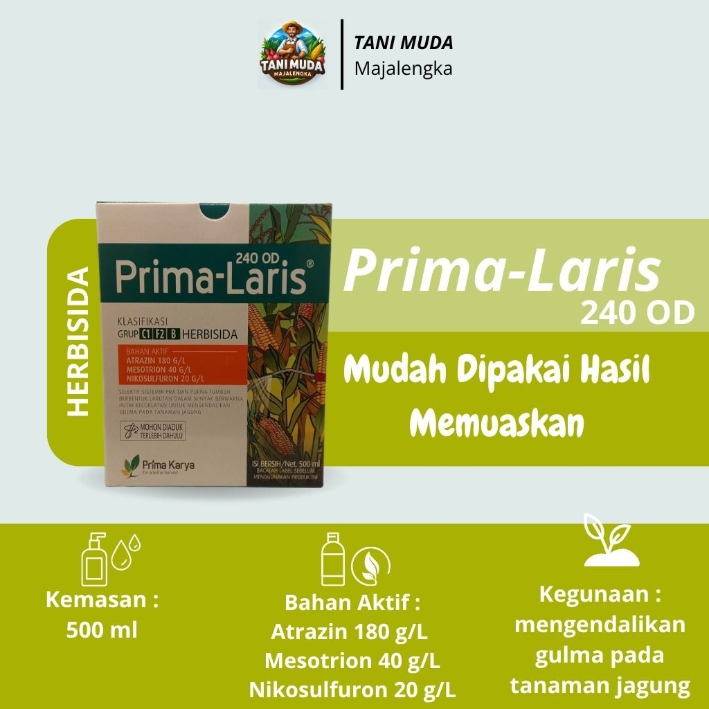 Herbisida Prima-Laris 240OD 500ML (Gratis Kaos)