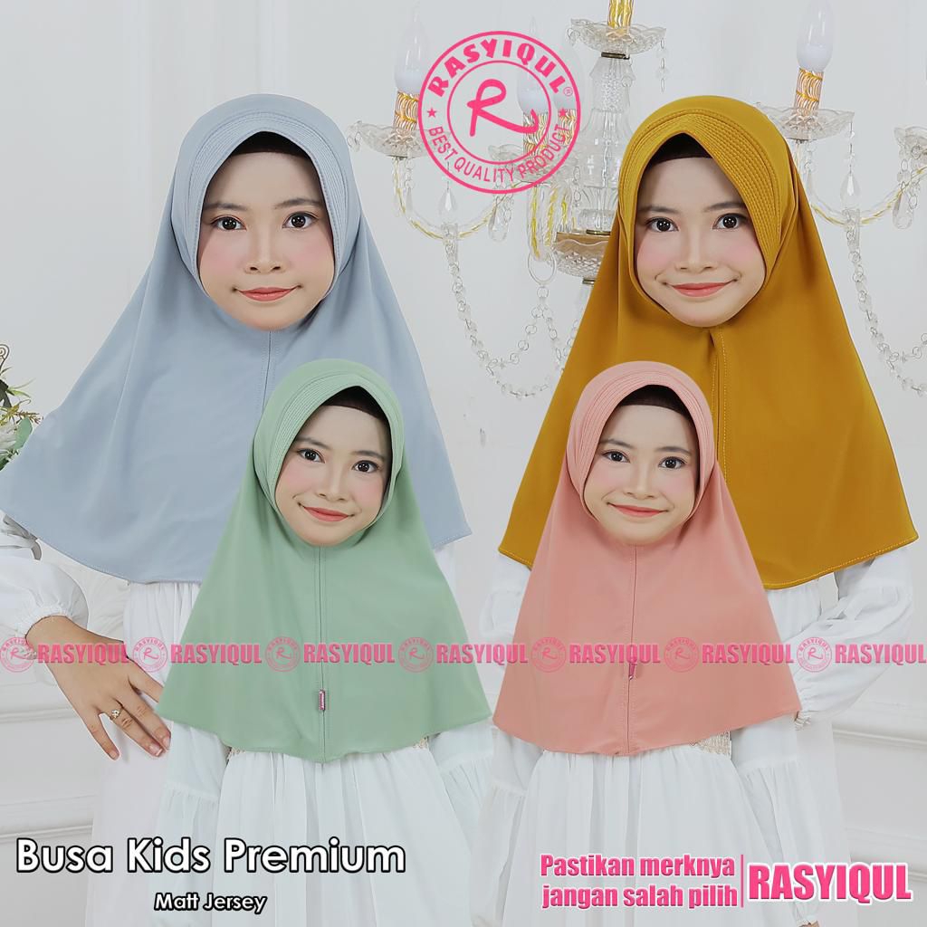Hijab Bergo Instant Anak-Hijab bergo ukuran S Pet Busa Jersey Premium