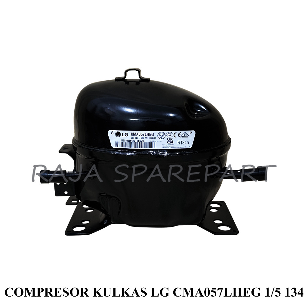 CMA057 KOMPRESOR KULKAS / COMPRESOR KULKAS LG CMA057LHEG 1/5 134 (HARGA + PACKING KAYU)
