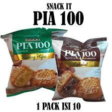 

Kue PIA 100 Snackit Cokelat Kacang Hijau isi 10pcs