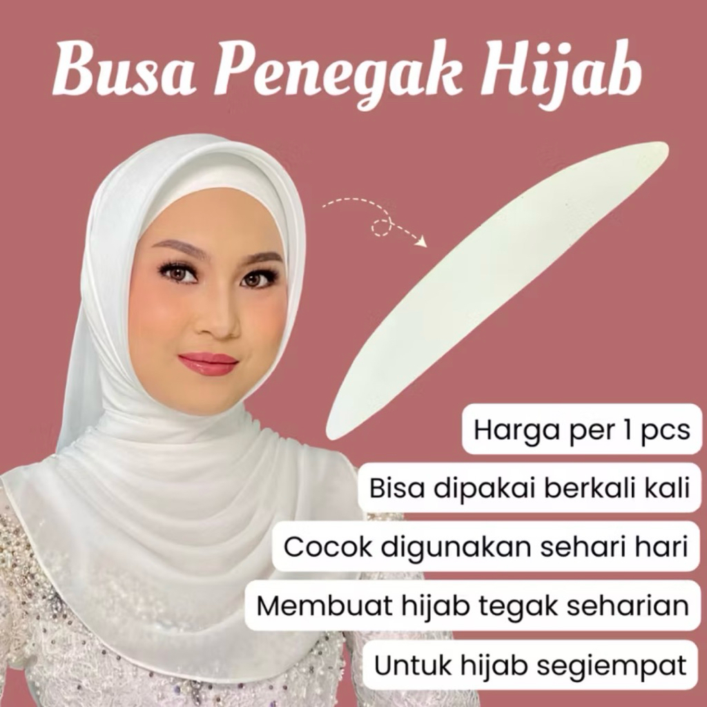 370 Busa Pet Untuk Hijab Jilbab Kerudung / Busa Kerudung Hijab Pengantin