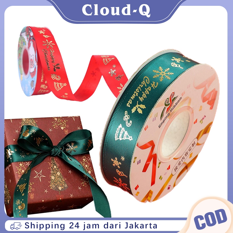 

Pita Hias / 2.5x230cm Pita Christmas / Printed Ribbons / For Kids Gift Packaging Wrapping Craft Decoration