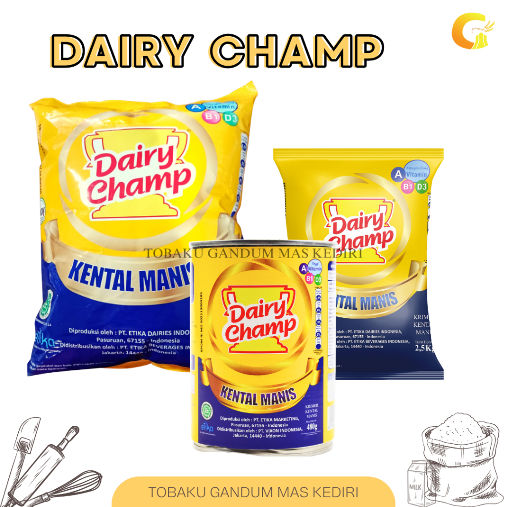

Dairy Champ Susu Krimer Kental Manis - Susu Kental Manis SKM