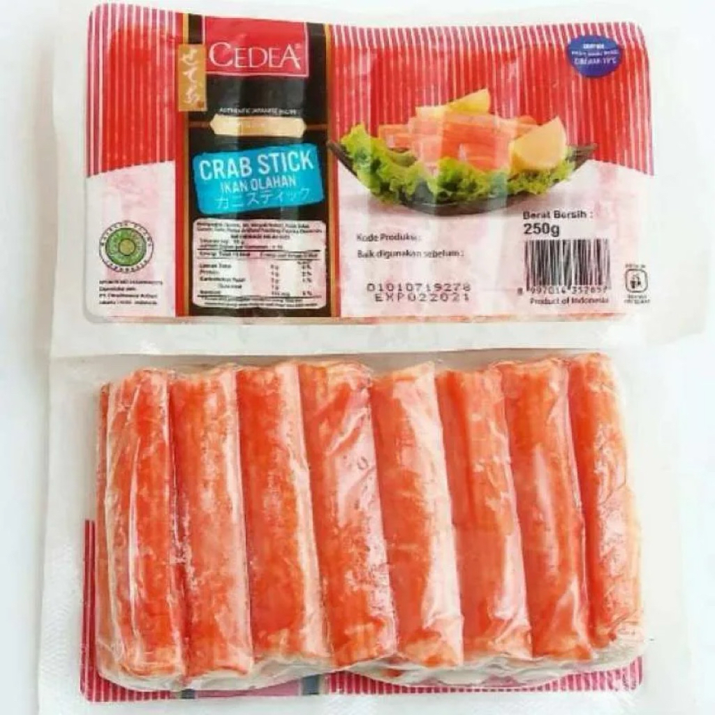 

CEDEA CRAB STICK | Ikan Olahan Berat 250g |