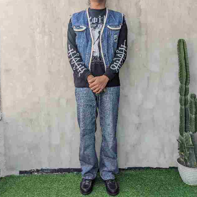 JACKET VEST DENIM PO EM AA