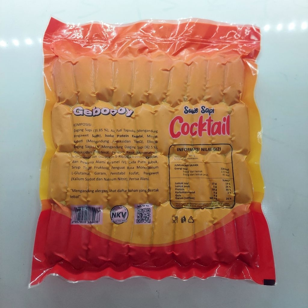 

SOSIS GEBOOY COCKTAIL ISI 40/SOSIS SAPI PREMIUN/COD/SOSIS MURAH/SOSIS ENAK
