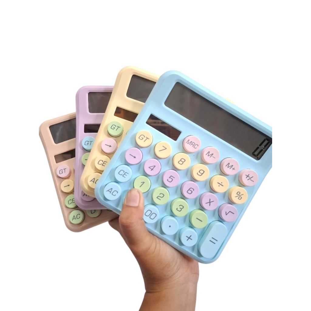 

kalkulator kincizen 2208 candy pastel soft pink BLUE PEACH YELLOW