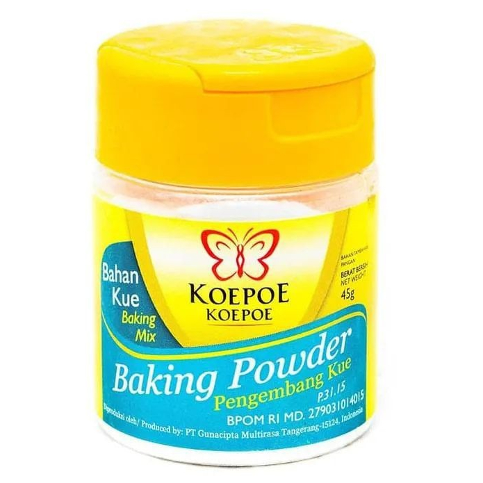 

KOEPOE BAKING POWDER 45 GR 8992984820410