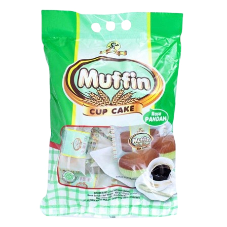 

PUSAN MUFFIN CUP CAKE PANDAN BAG 20S 400 GR 8992730102807