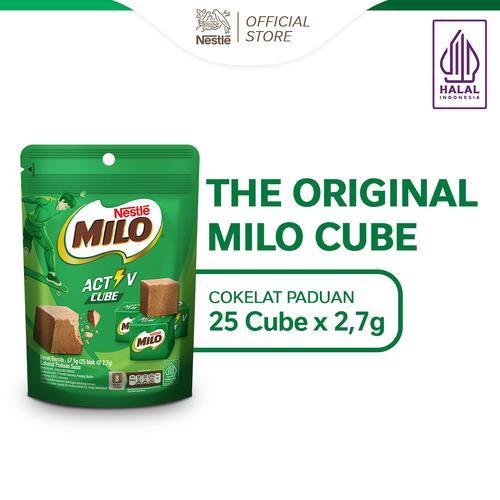 

Milo Active Cube | Permen Coklat malt | Kemasan 1 pouch isi 25