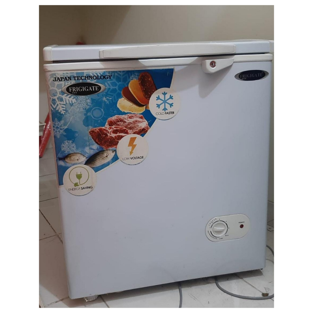 Chest Freezer Frigigate F-100 (Bekas) – Kapasitas ±100 Liter