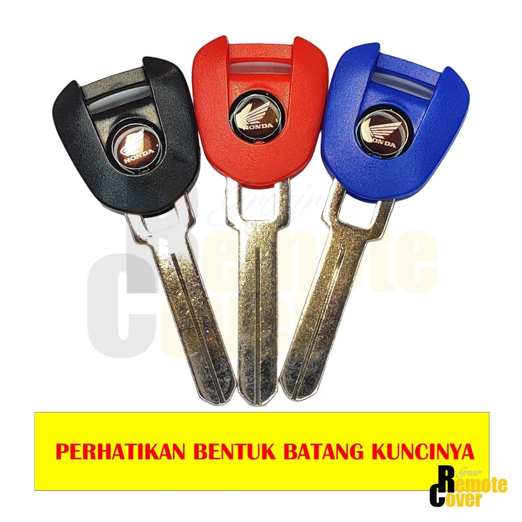 Kunci Motor Key Blank Bahan Duplikat Honda CBR 250 RR Tempat Chip Immobilizer