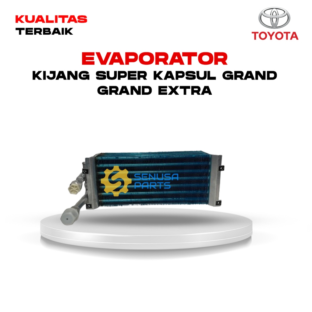 EVAPORATOR AC MOBIL TOYOTA KIJANG SUPER GRAND EXTRA KAPSUL BENSIN DIESEL KUALITAS TERBAIK