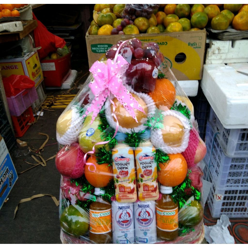 

Parcel buah + minuman dan Chimory