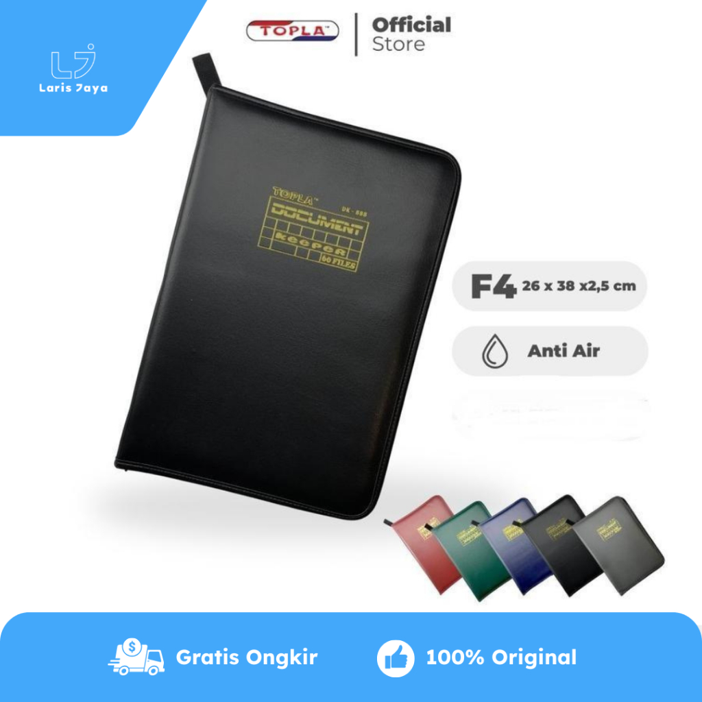 

Document Keeper Topla 888 60F ( Zipper File Folio Pocket )