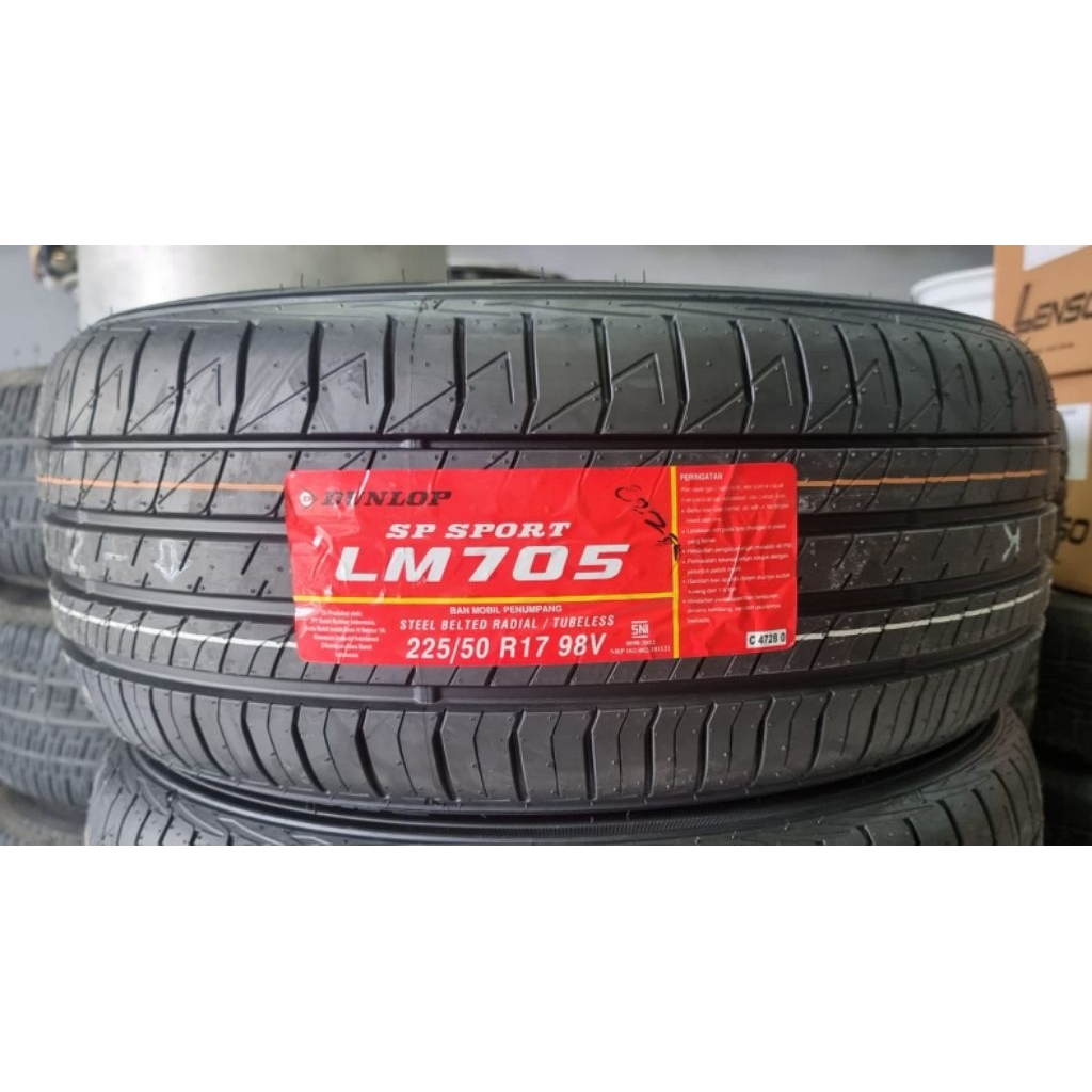 Ban Baru Dunlop SP Sport LM705 225/50 R17 NIK 2025 Cocok Buat Mobil Camry.Accord.Xpander Dll