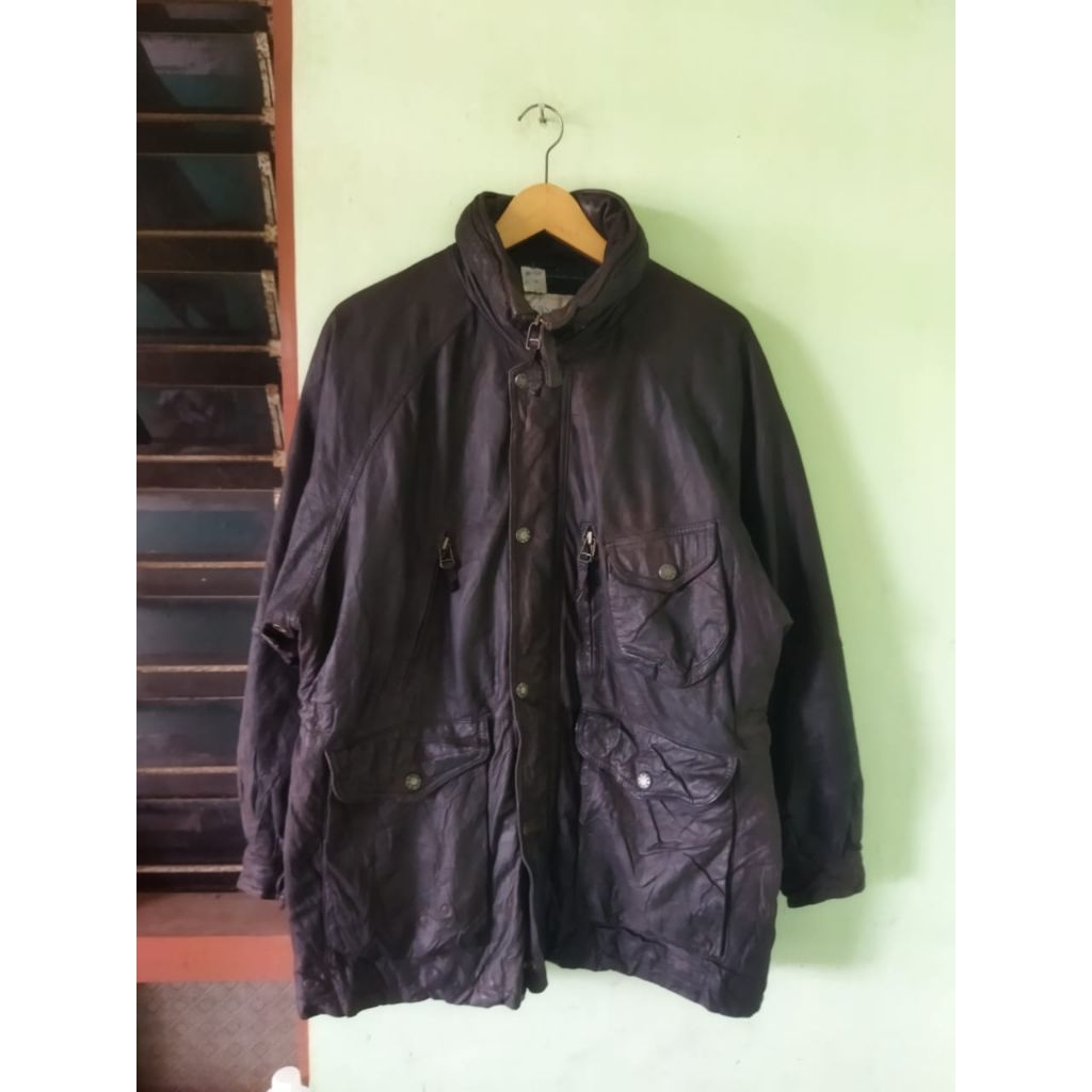 VINTAGE HUNTING LEATHER JACKET