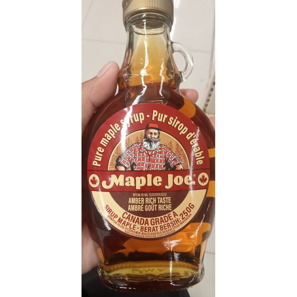 maple joe pure maple syrup 250 gr