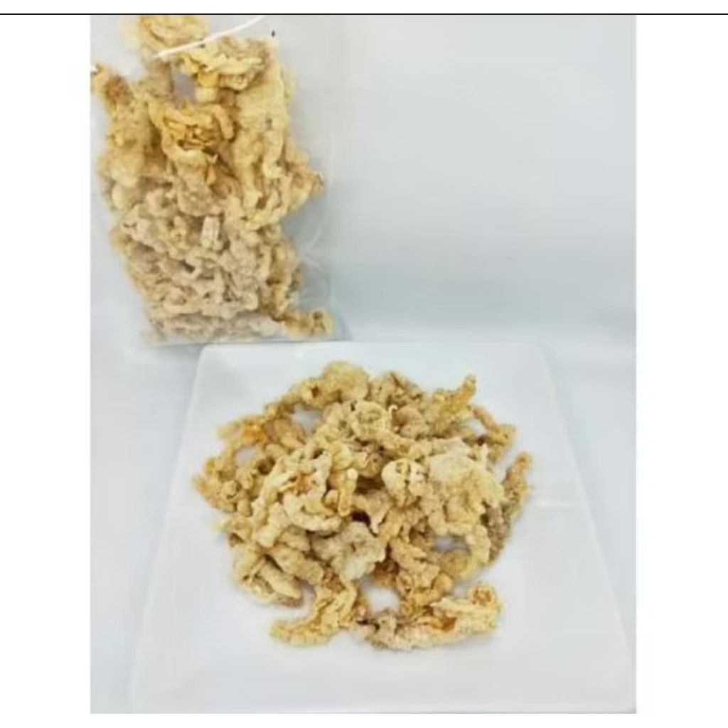 

Keripik rambak cakar ayam tanpa tulang kemasan 50gr dan 100gr murah renyah gurih nagih... rambak ceker