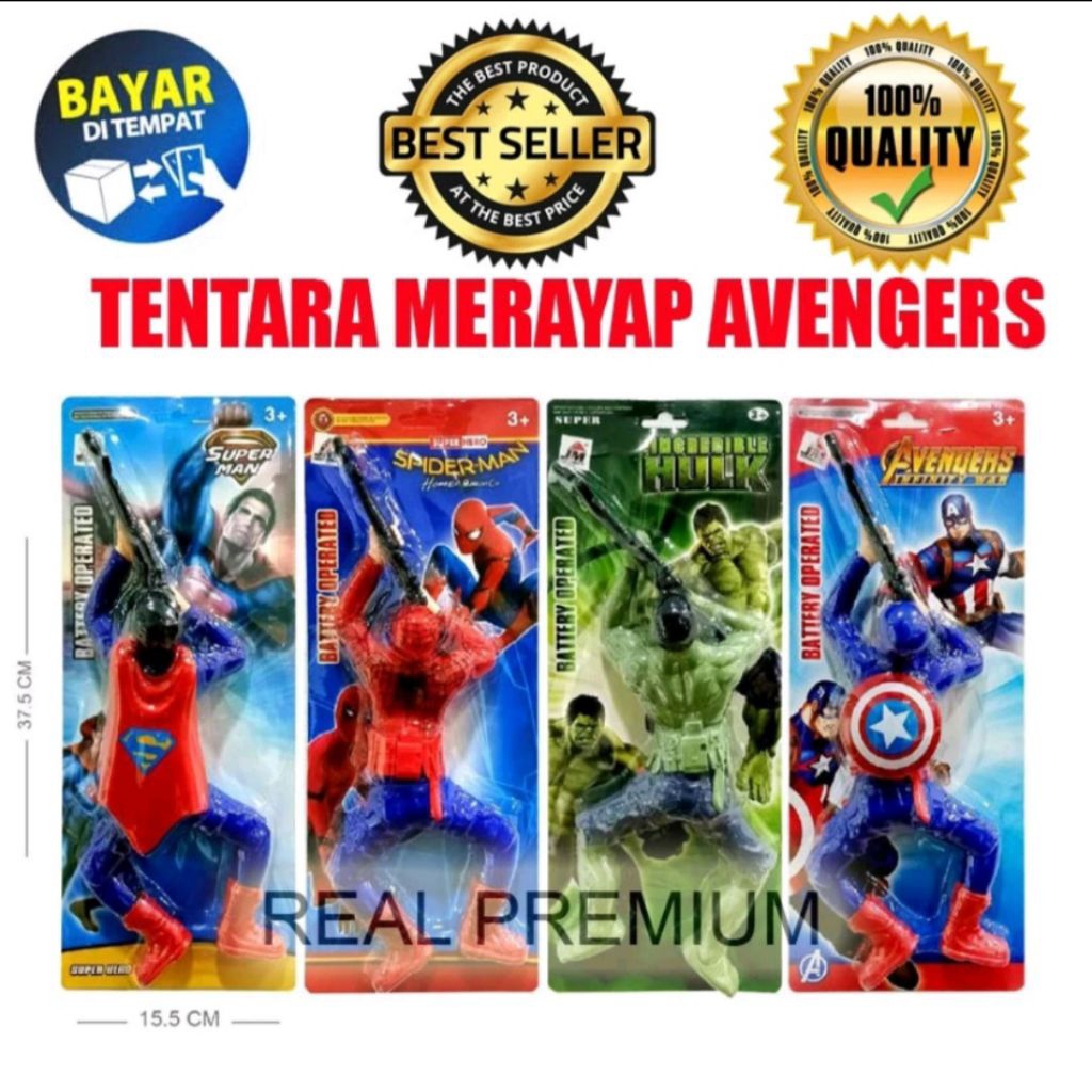 Promo Cod Mainan Tentara Superhero Merayap / Merangkak / Mainan Anak Tentara Hero