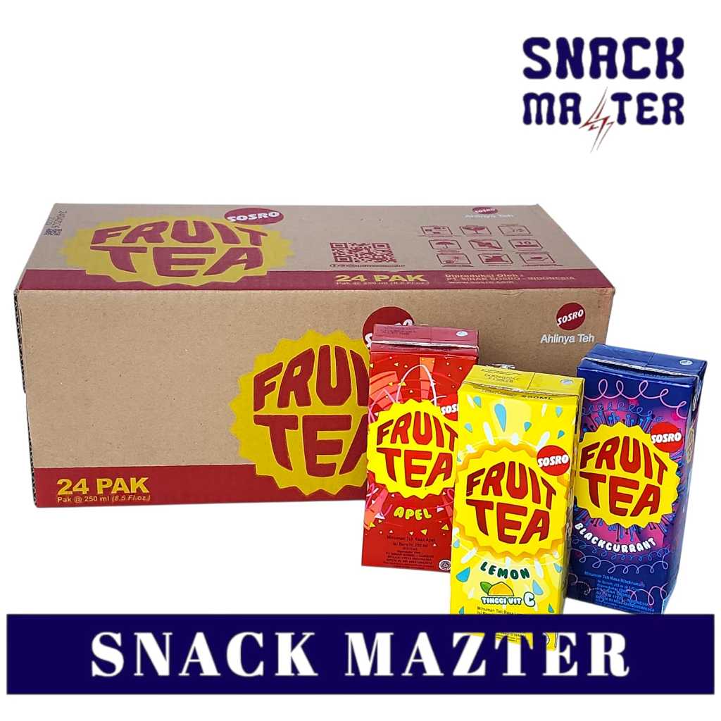 

Fruit Tea RTD Kotak KARTON - Netto 250mL x 24 pcs