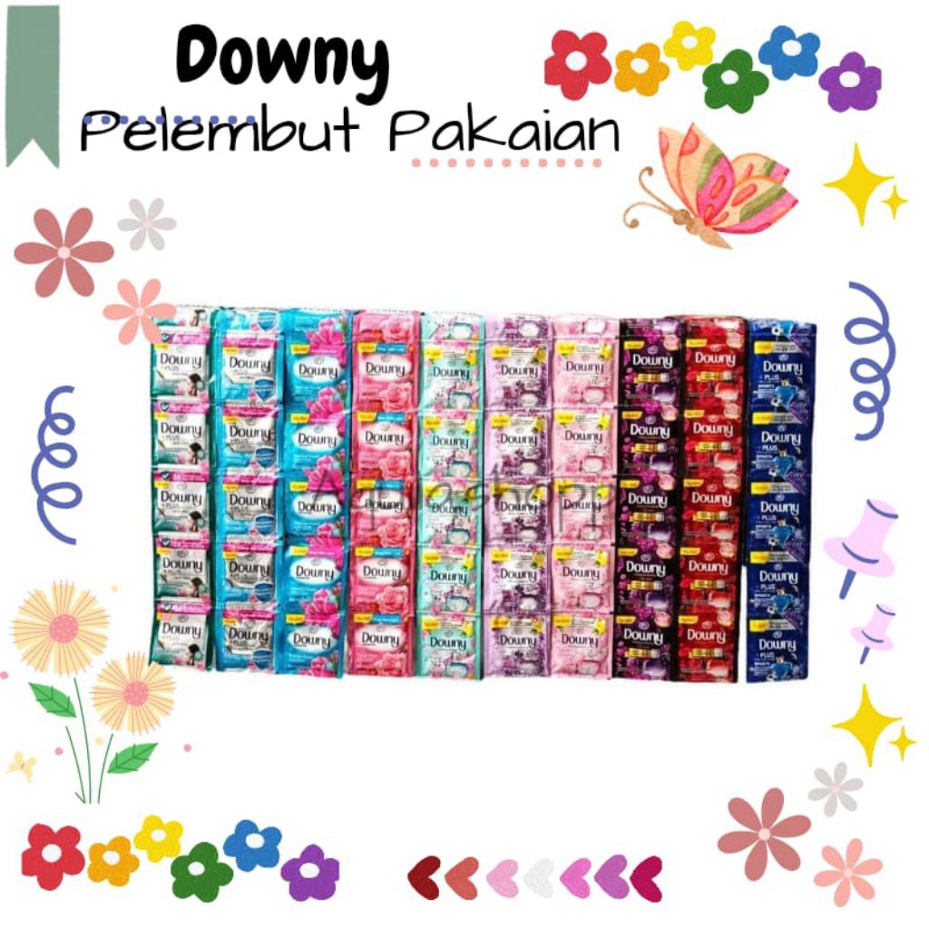 Downy Pewangi Pakaian Sachet / Downy Pewangi Dan Pelembut Pakaian / Downy Pewangi Rentengan