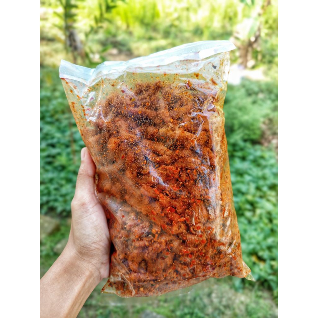 

Keripik Usus Crispy 500gram pedas daun jeruk