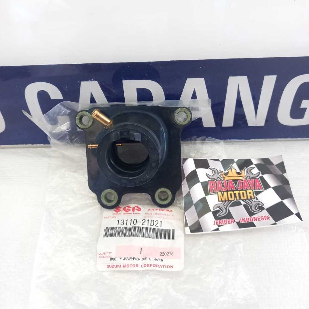 Intake manifol intek karet manipol karburator suzuki satria 2 tak 2tak 2t hiu lscm lumba ru 120 orig