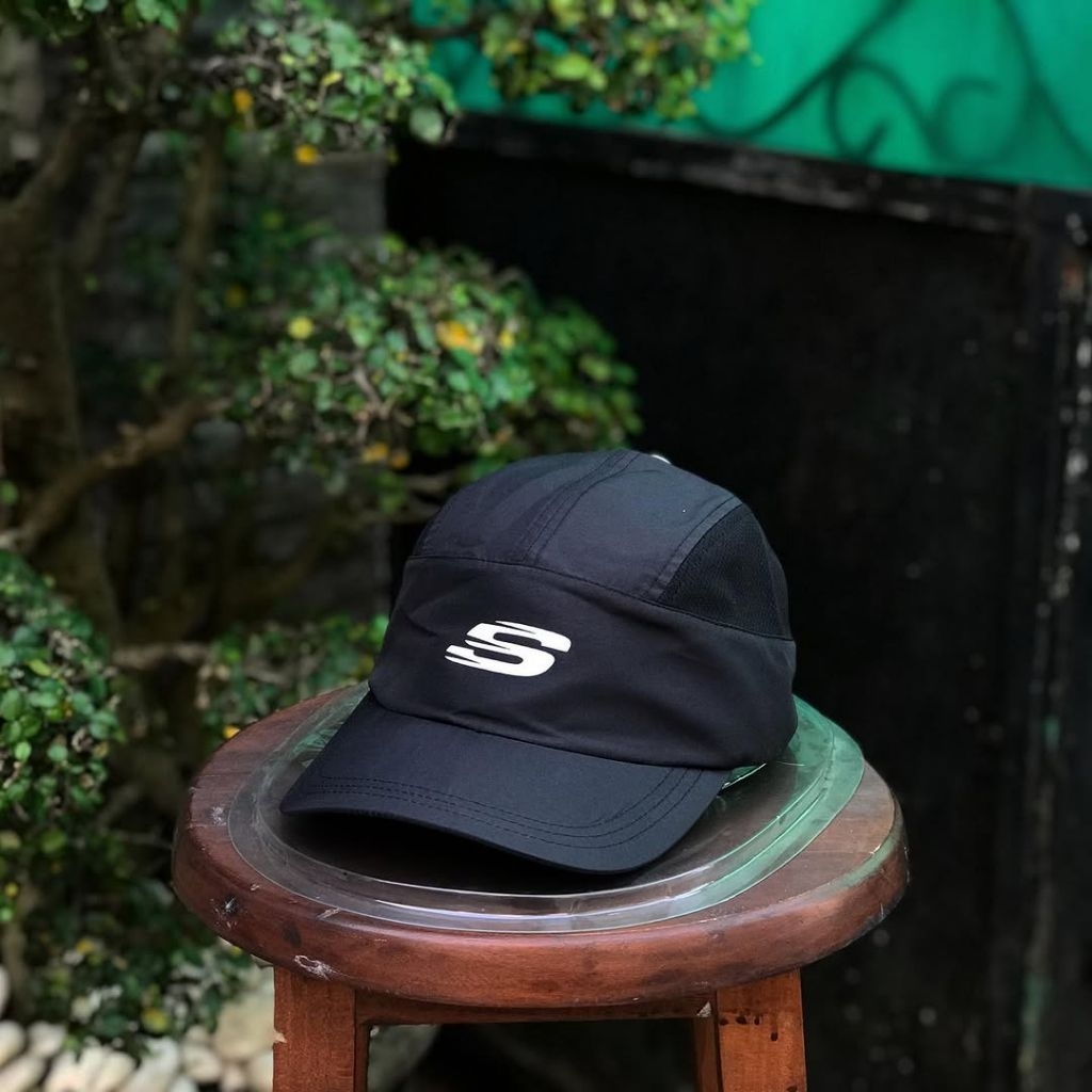 Skechers Running Sport Cap Black BNWT ORIGINAL BARANG RESMI STORES