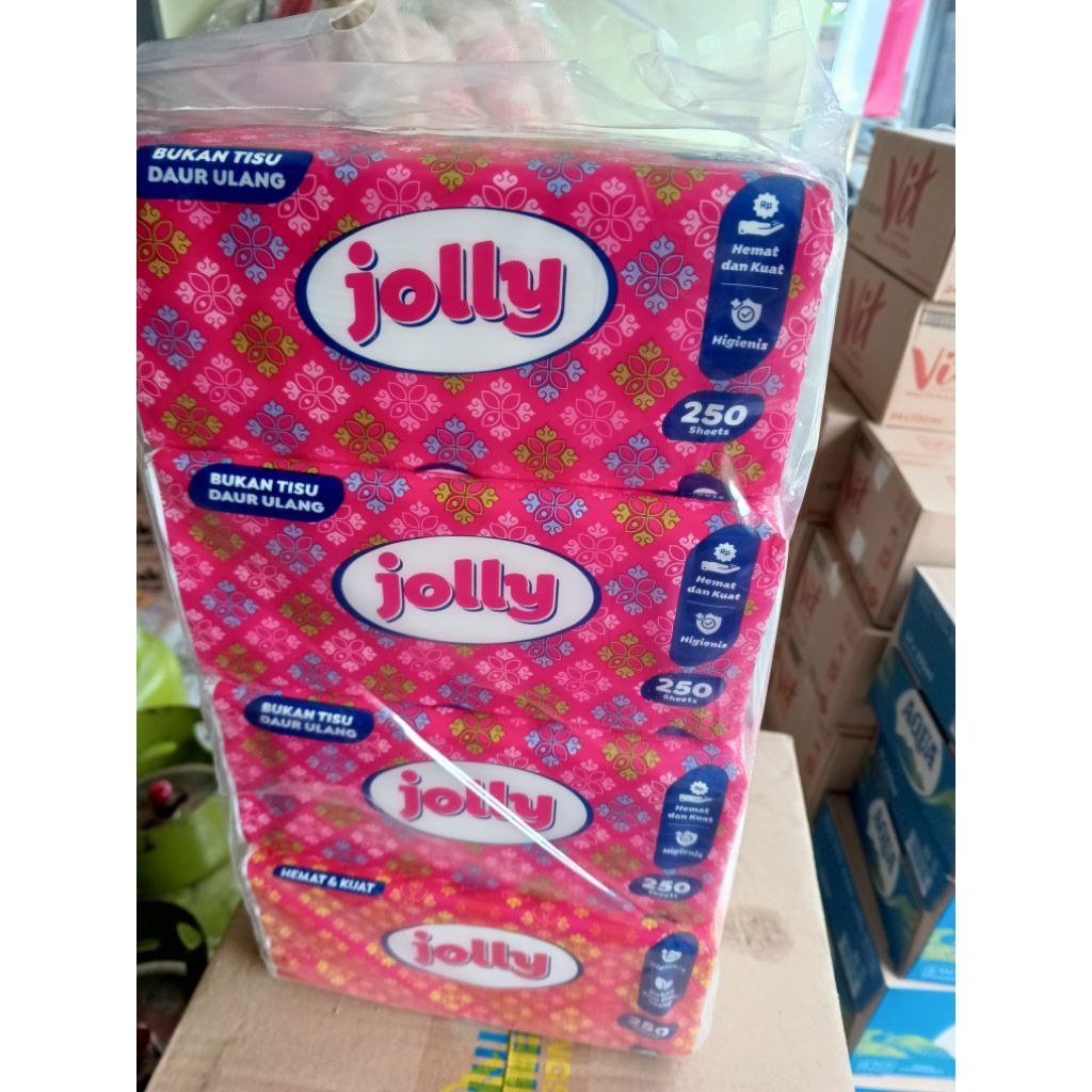 Tissue jolly 250 sheet / Tissue Jolly 250 sheet paket / Tissue jolly 250 lembar