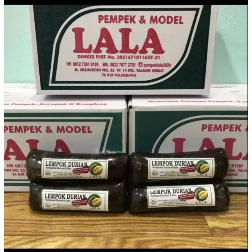 LEMPOK DURIAN pempek Lala 26 ilir PALEMBANG