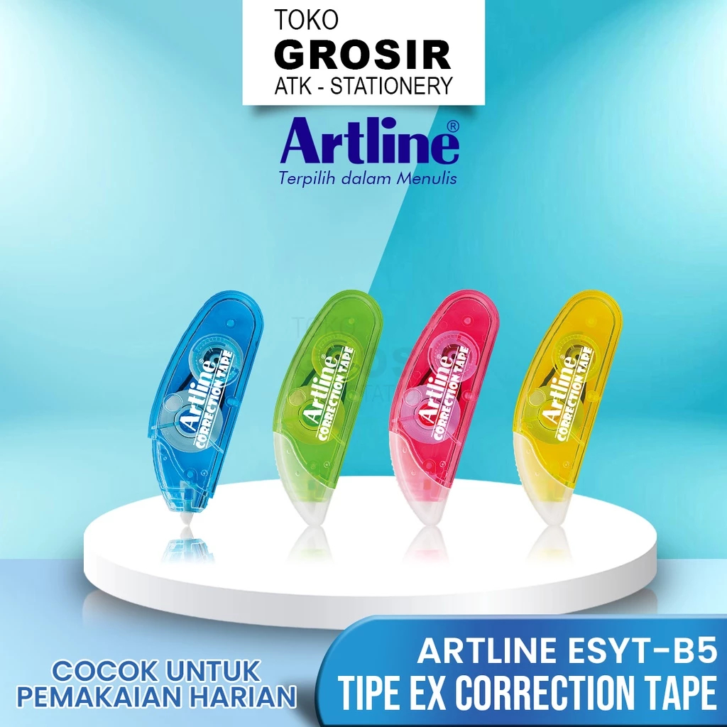 

GROSIR ARTLINE Penghapus Correction Tape Eraser ESYT-B5M6 2