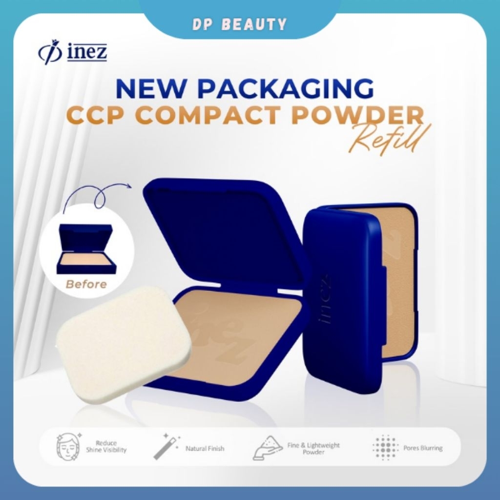 Refil bedak inez Compact Powder Inez