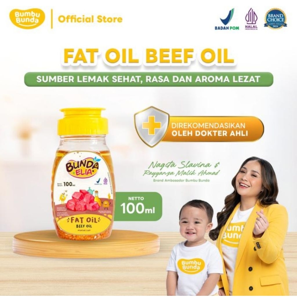 

Bumbu Bunda Elia Fat Oil 100ml-Minyak MPASI Beef-Oil Non MSG