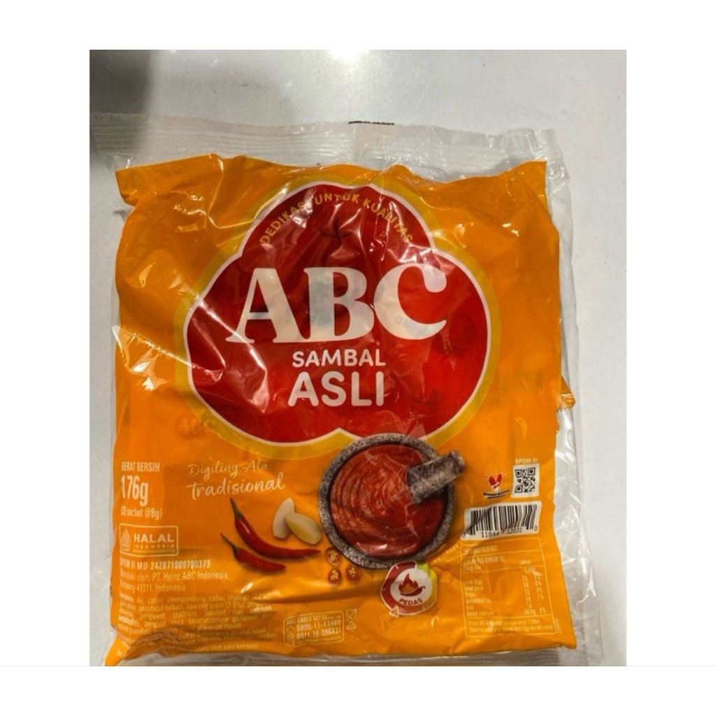 

Abc Sambal Sachet Isi 22 Bogor