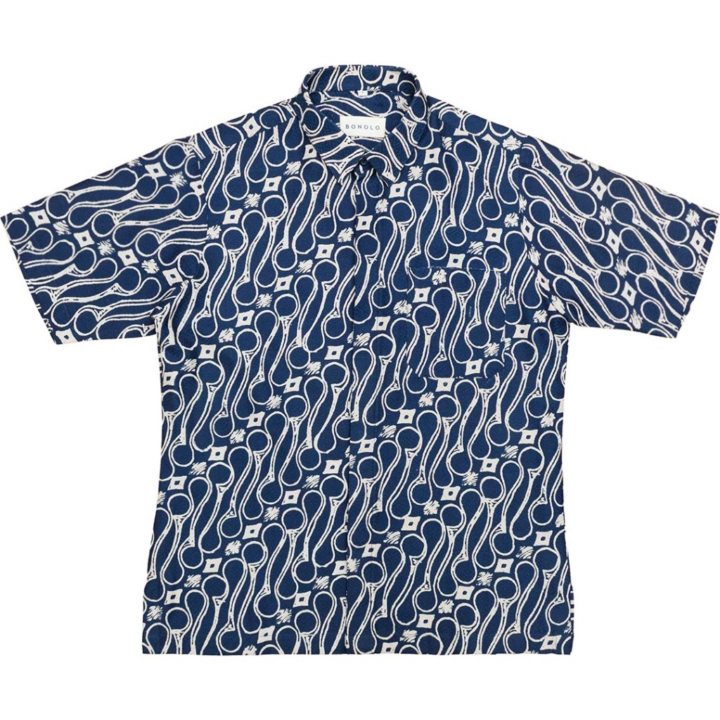 Parvy - Bonolo Kemeja Batik Lengan Pendek