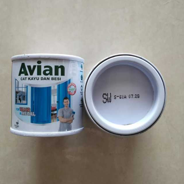 

Avian Cat Minyak 100cc/ Cat Minyak Kecil / Cat kayu dan besi Kecil 100 cc/ Avian Cat Kayu dan Besi 100cc/ Cat Kayu Kaleng Kecil