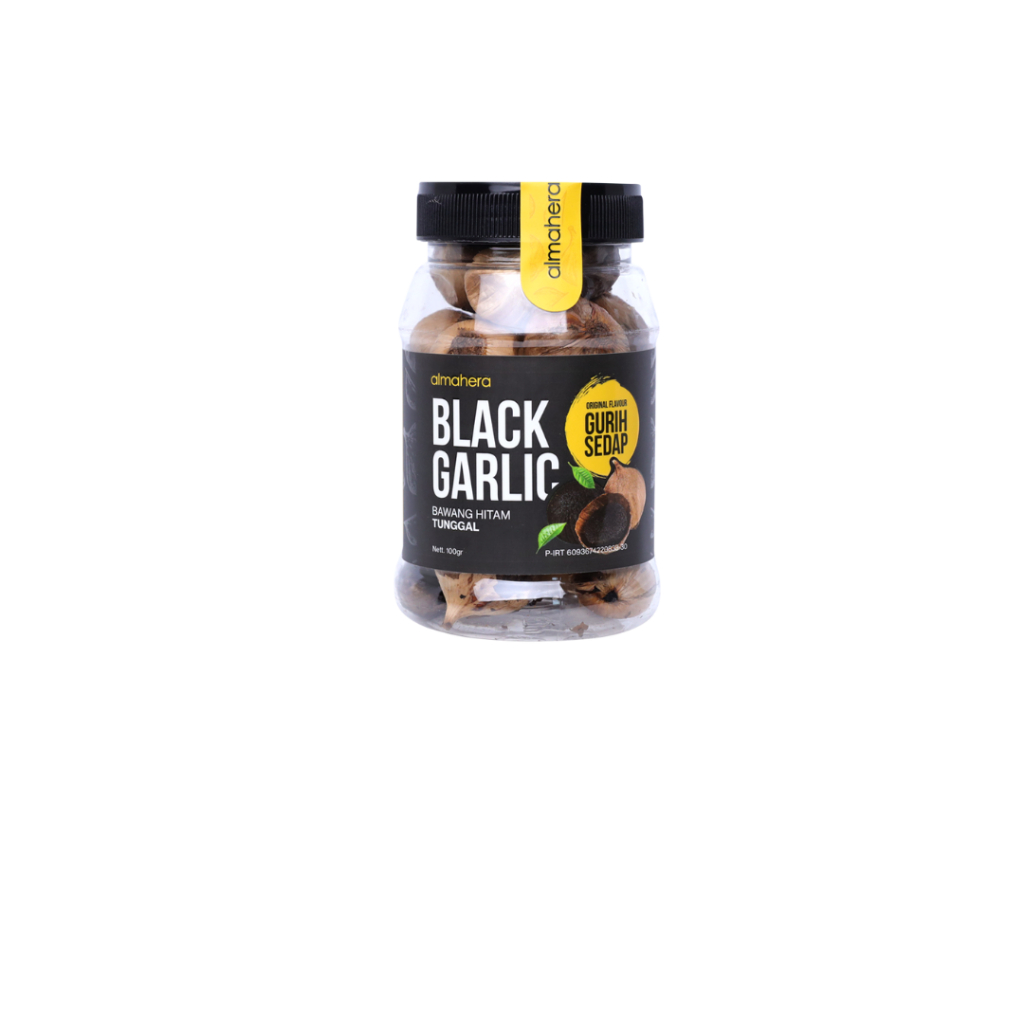 

ALMAHERA - Black Garlic Bawang Hitam Tunggal 100gr