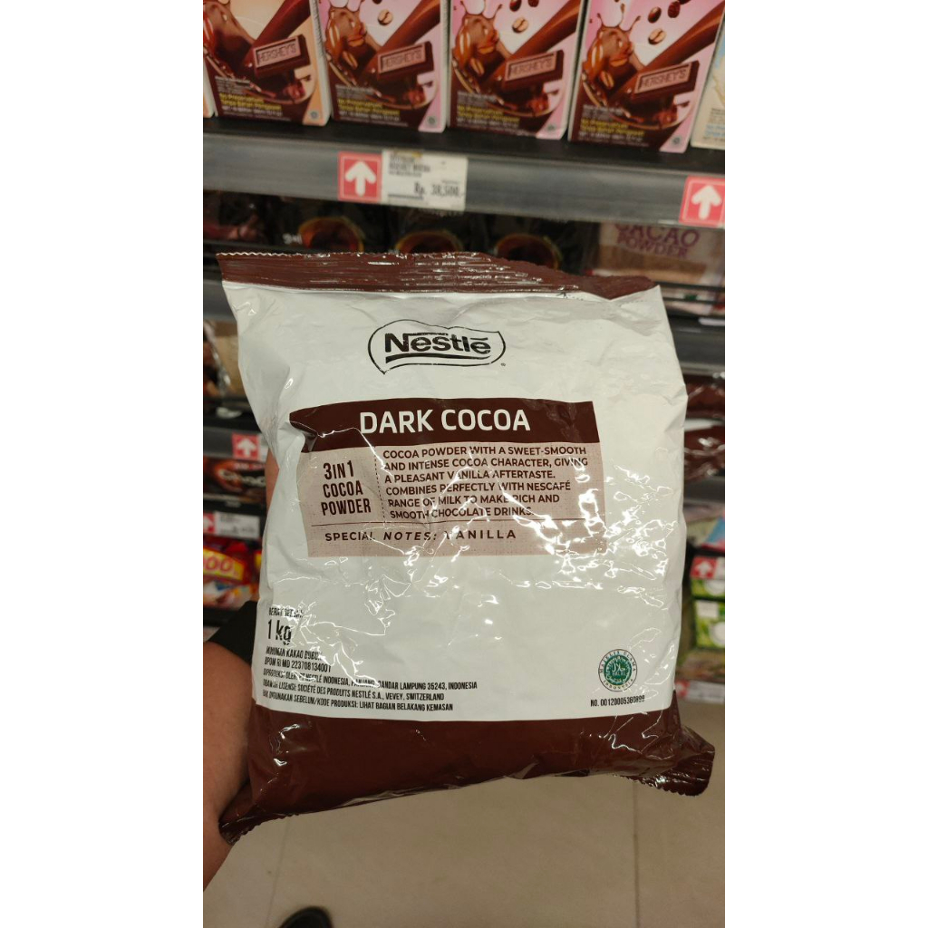 

Nestlé Dark Cocoa 1kg – Bubuk Cokelat Premium 3in1 | Coklat Minuman & Dessert (1 KRT /16 PCS)