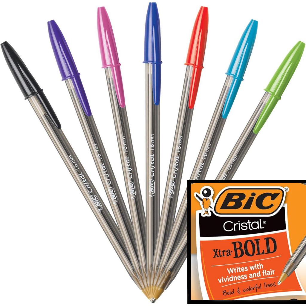

BiC Cristal Xtra Bold / Large 1.6mm Ballpoint Pen - Bolpen / Pulpen