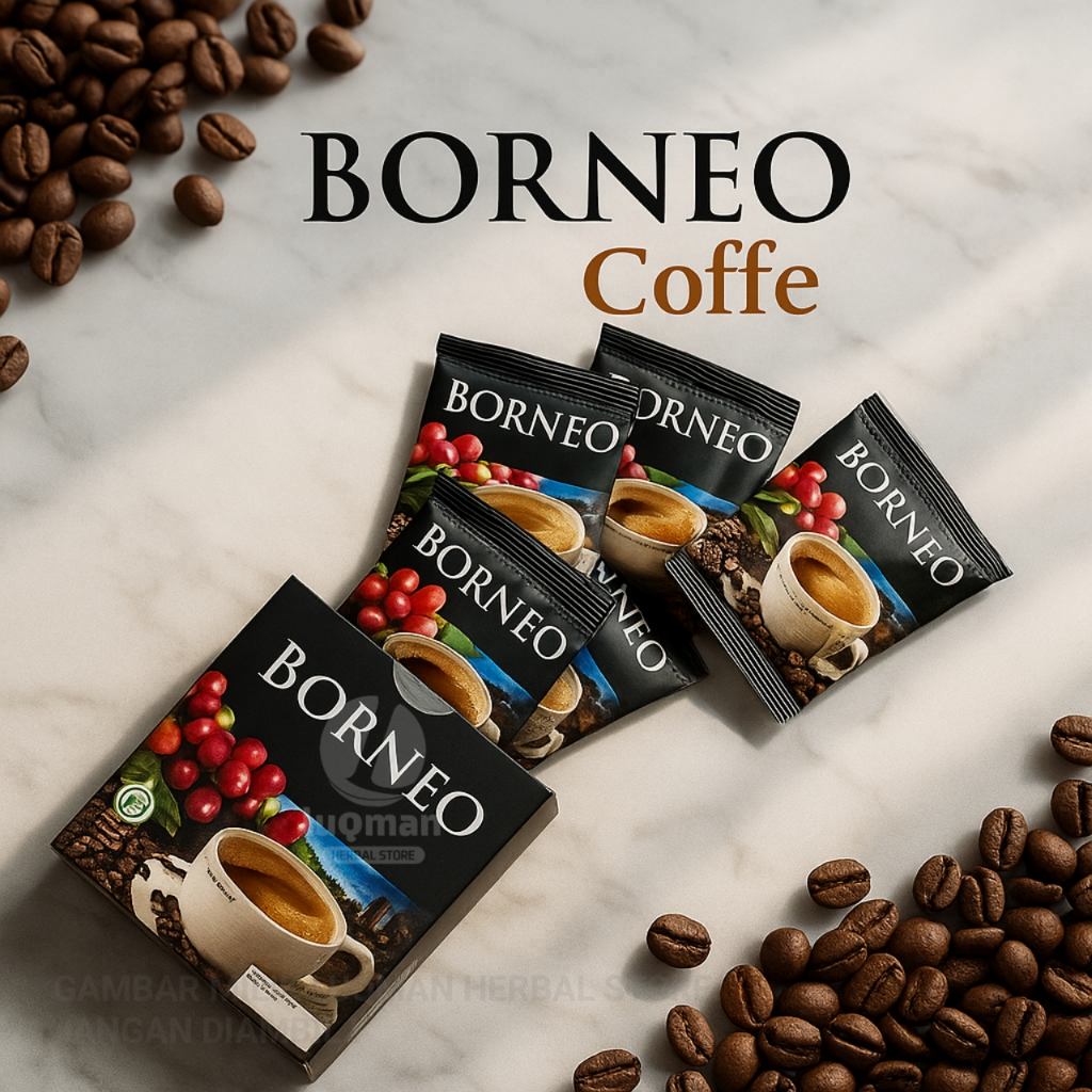 KOPI BORNEO/ BORNEO COFEE kopi stamina pria dewasa original tahan lama, kopi obat kuat pria tahan la