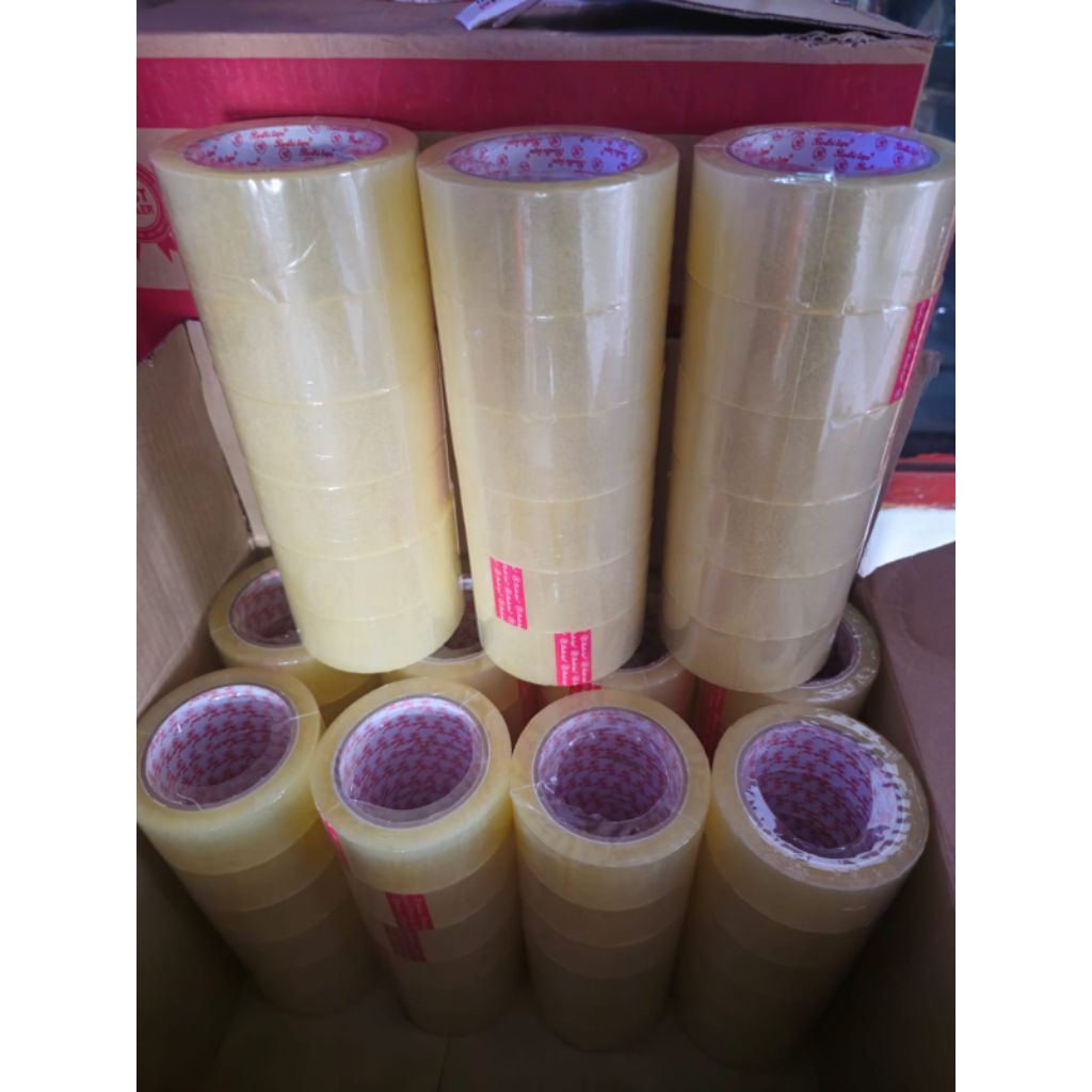 

Lakban Bening 1 slop 6 pc 45 x 100 yard