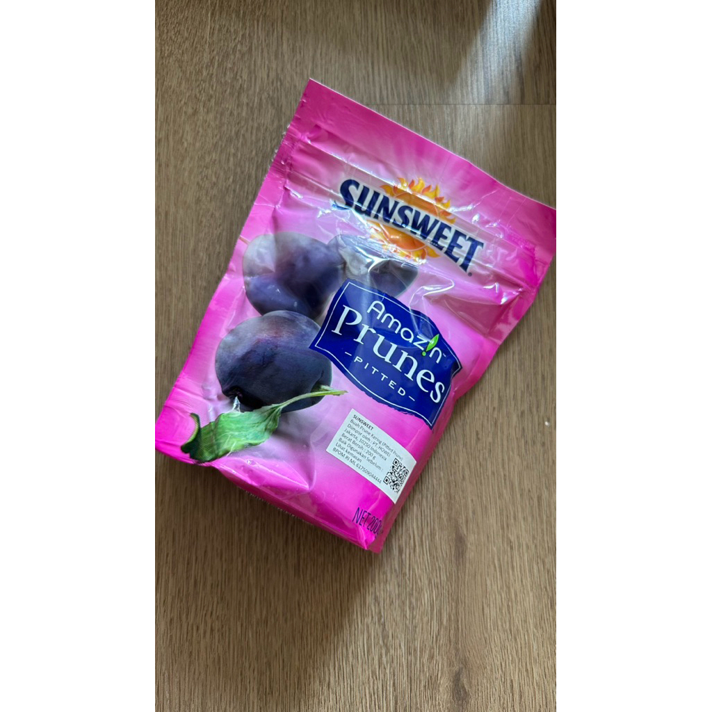 

Prunes California / Sunsweet Pitted Prunes 200gr – Buah Prune Kering Import Asli | Cemilan Sehat High Fiber