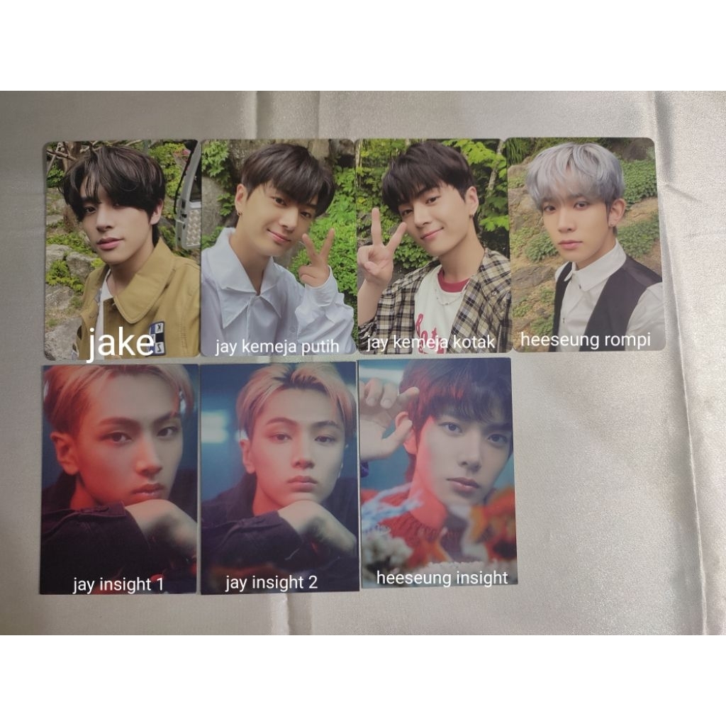 Photocard MPC Heeseung Jay Jake Membership Hybe Insight