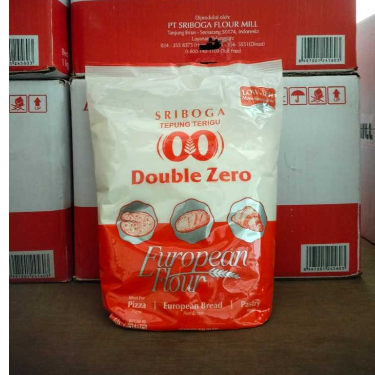 

sriboga double zero 1kg tepung terigu roti pastry pizza