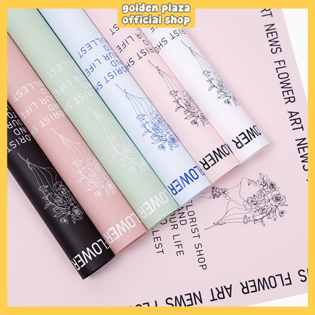 

(1 PACK ISI 20 LEMBAR) Kertas Bunga Buket Motif Kertas Florist Buket Flower Wrapping Paper KB6123