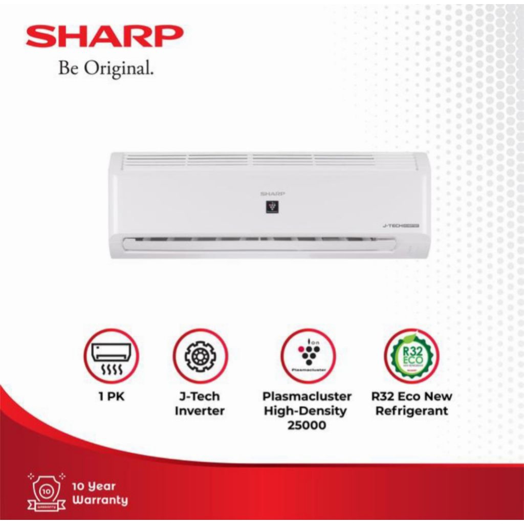 AC SHARP 1 PK PLASMACLUSTER 1PK AH-XP10BMY PLASMACLUSTER 1PK AC SHARP 1 PK PLASMA CLUSTER 10BMY